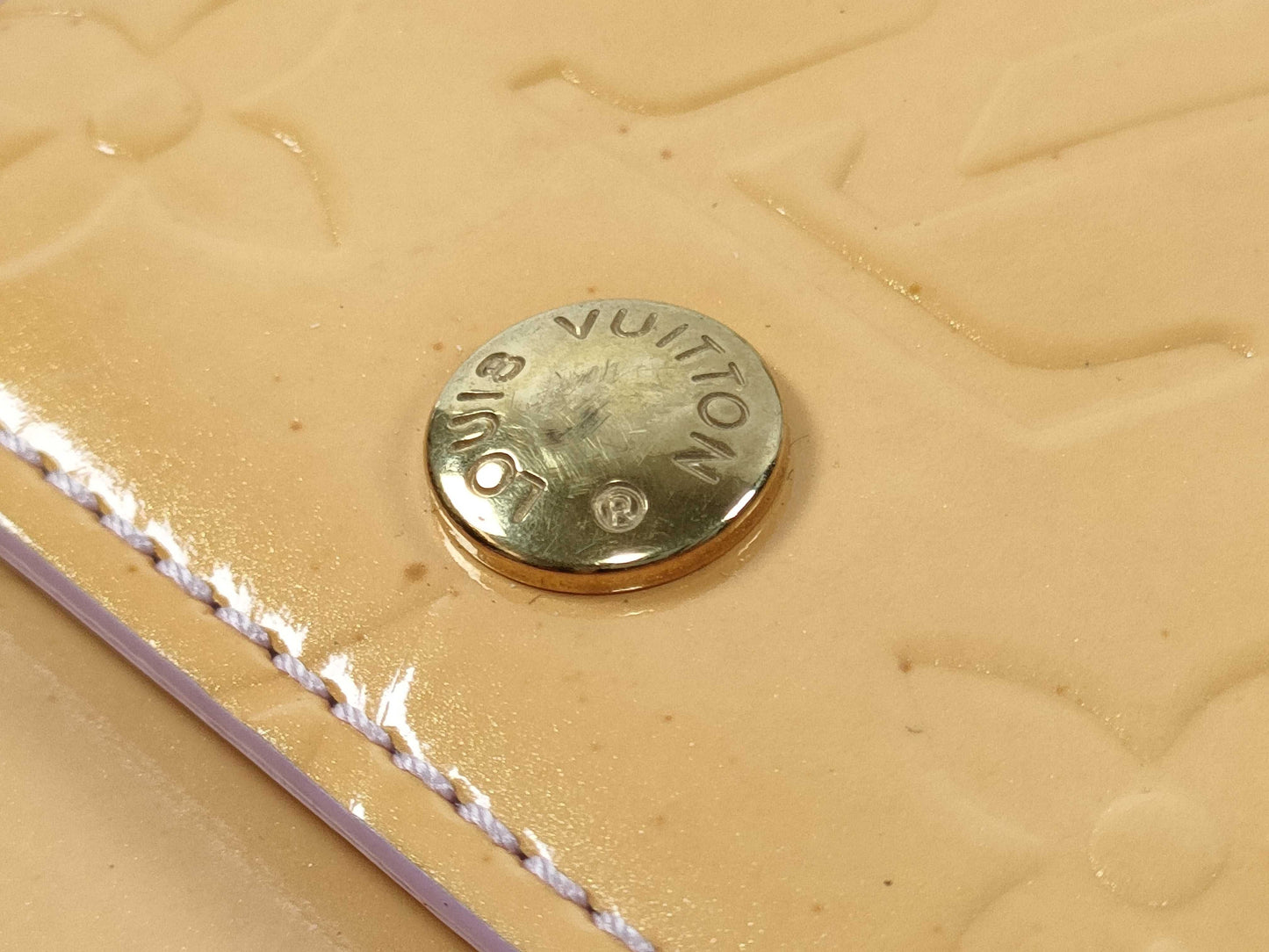 LOUIS VUITTON TH 0929 RFID Unverified Vernis Cigarette Case Shoulder Bag