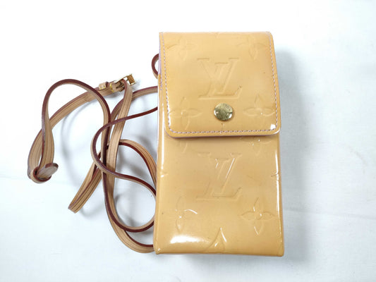 LOUIS VUITTON TH 0929 RFID Unverified Vernis Cigarette Case Shoulder Bag