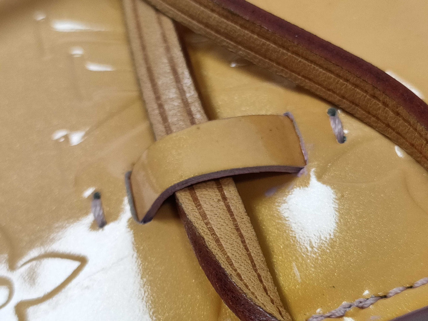 LOUIS VUITTON TH 0929 RFID Unverified Vernis Cigarette Case Shoulder Bag