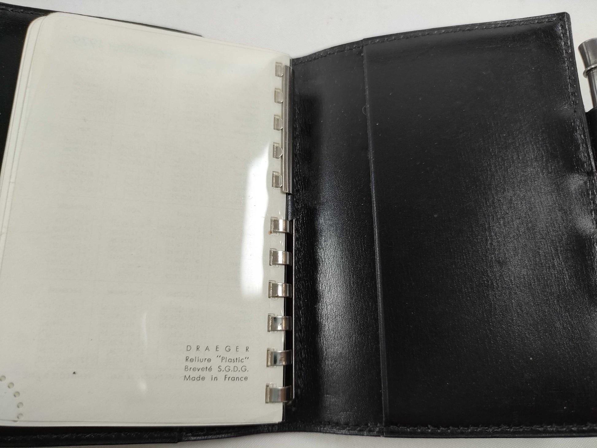 HERMES engraved ◯ H Hermes notebook notebook cover