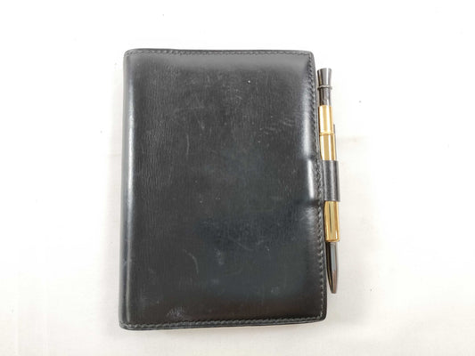 HERMES engraved ◯ H Hermes notebook notebook cover
