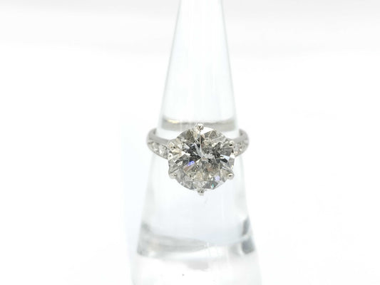 D5.040ct FD0.22ct PT900 7.7g Ring 
