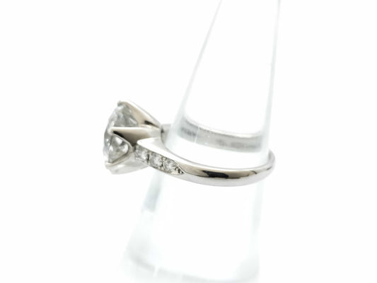 D5.040ct FD0.22ct PT900 7.7g Ring 