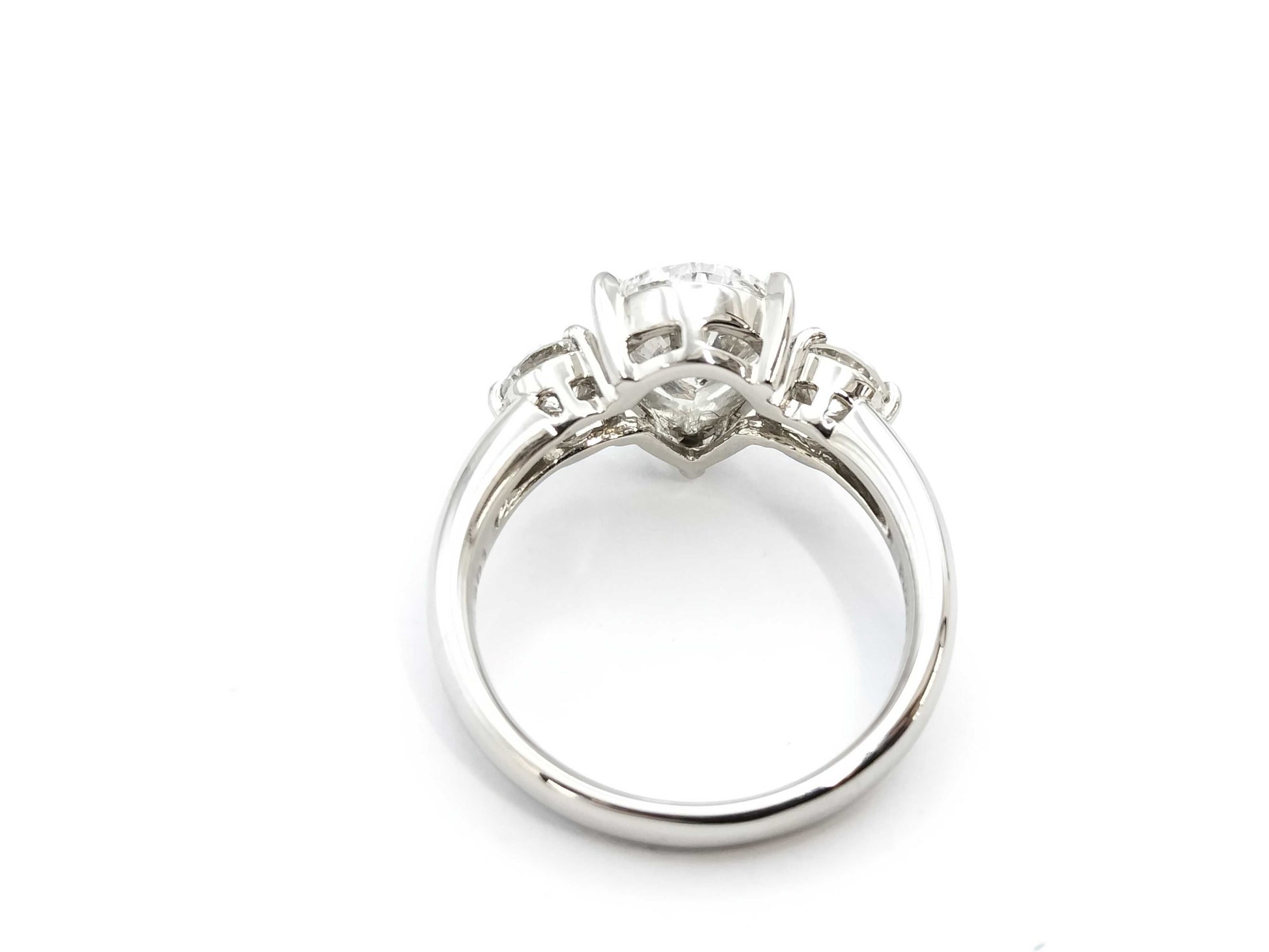 LDH D2.003ct FD0.304/0.301ct PT900 6.8g Ring 