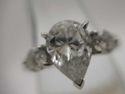LDH D2.003ct FD0.304/0.301ct PT900 6.8g Ring 