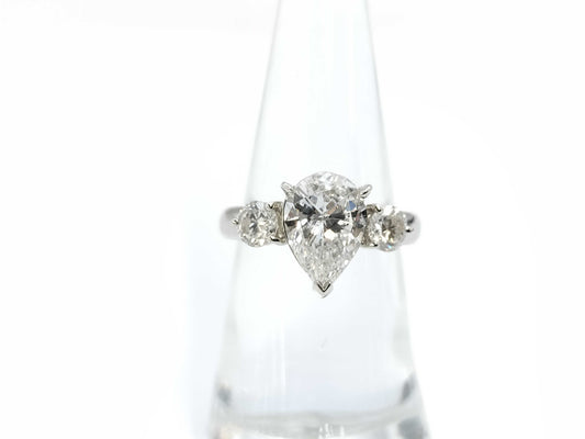 LDH D2.003ct FD0.304/0.301ct PT900 6.8g Ring 