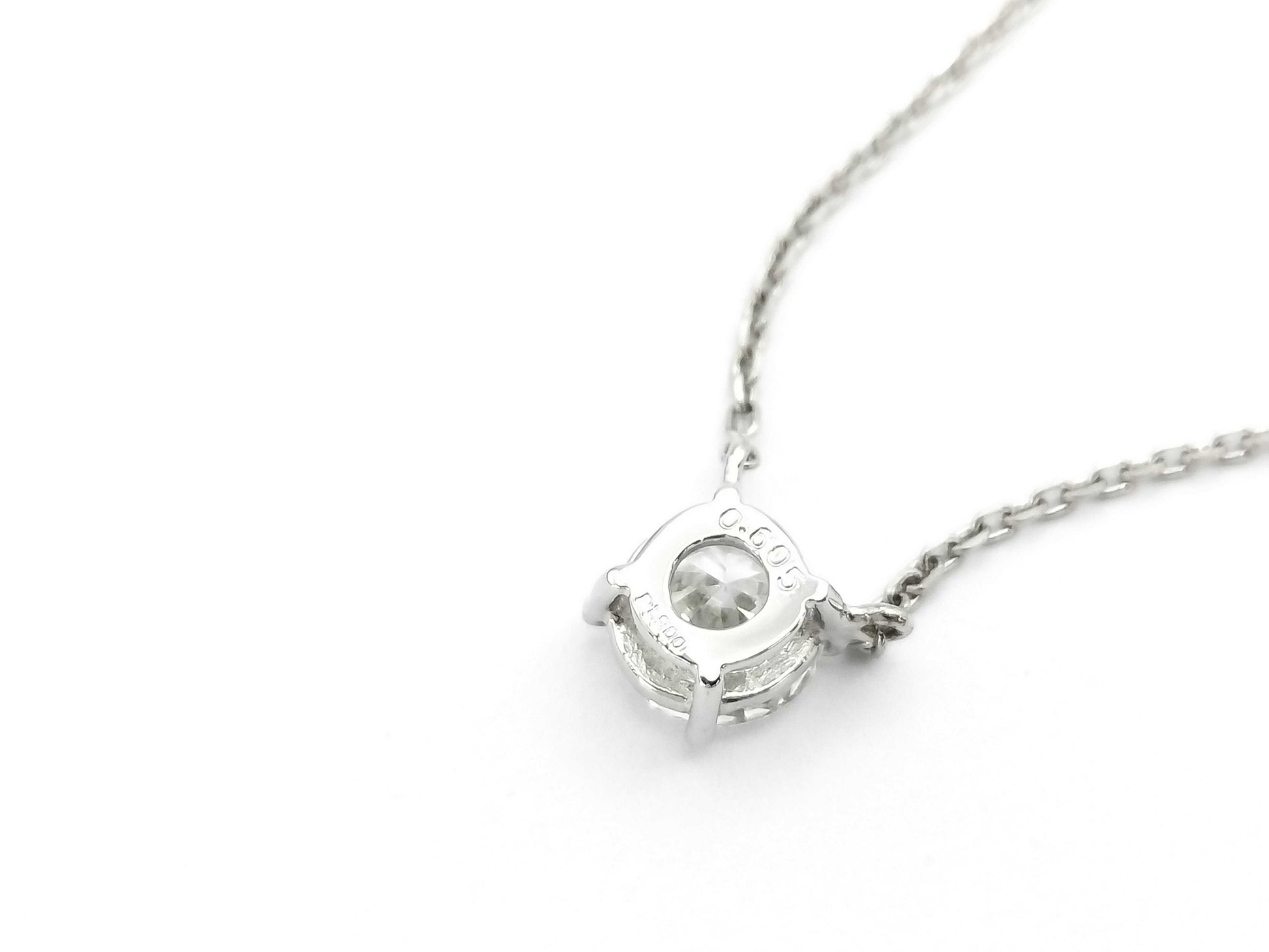 D0.605ct PT900/850 2.4g Necklace 