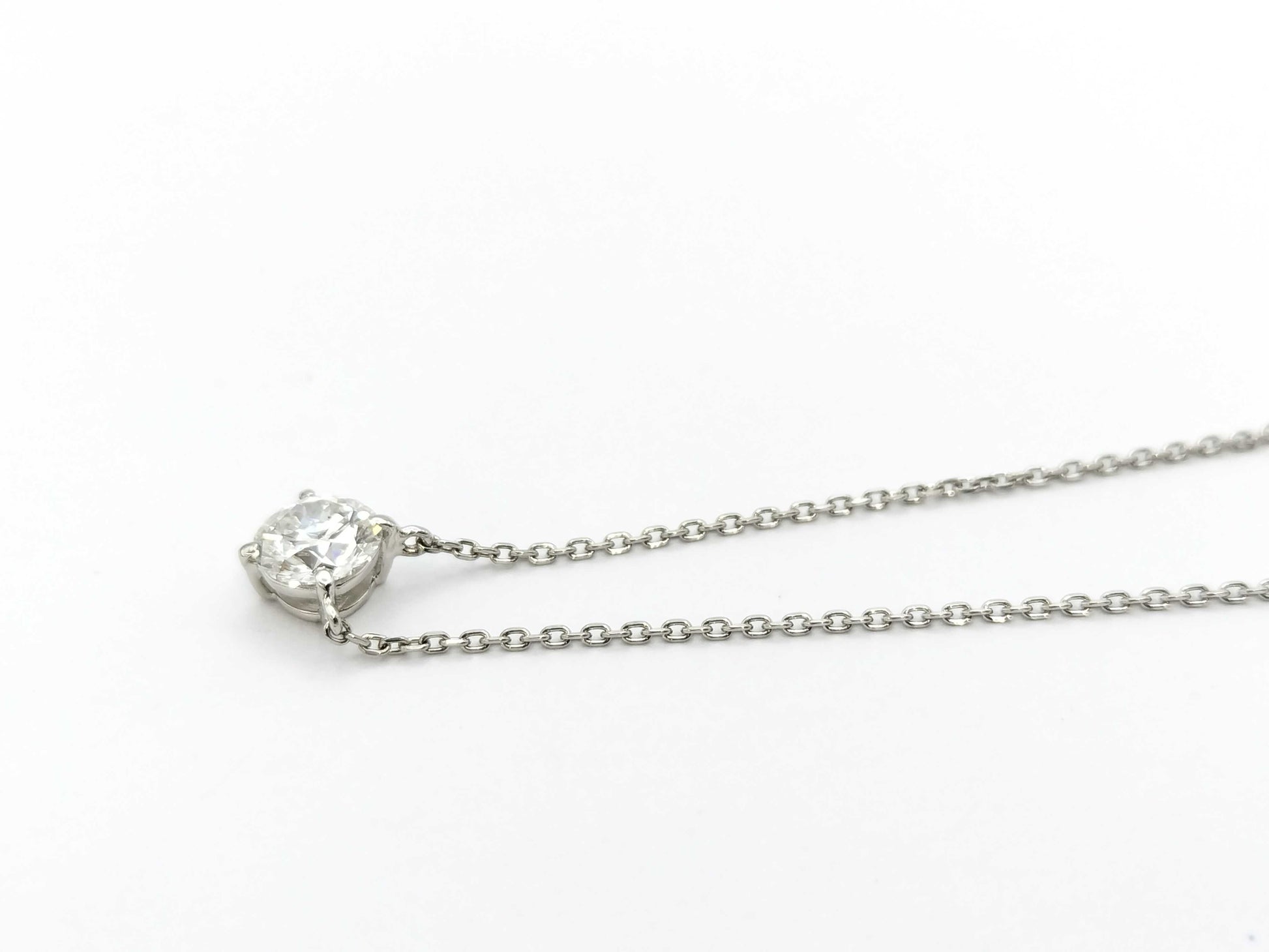 D0.605ct PT900/850 2.4g Necklace 