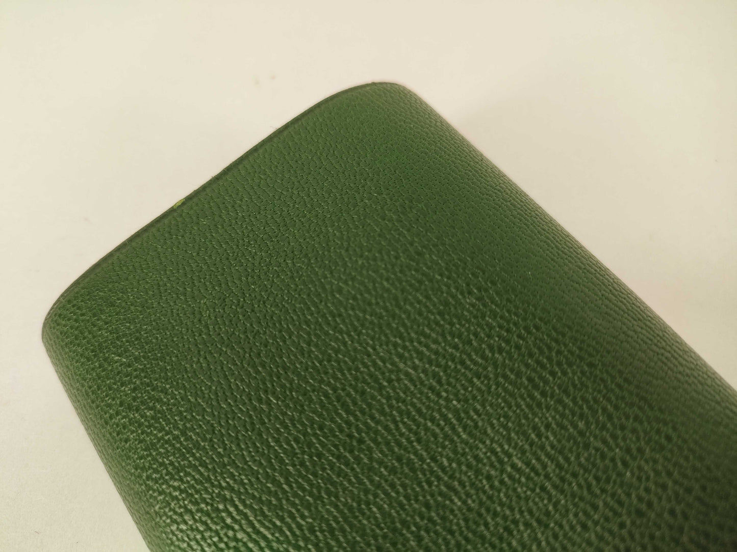 HERMES Cahier Rail Roll with Z Engraving, Green, Other Accessories