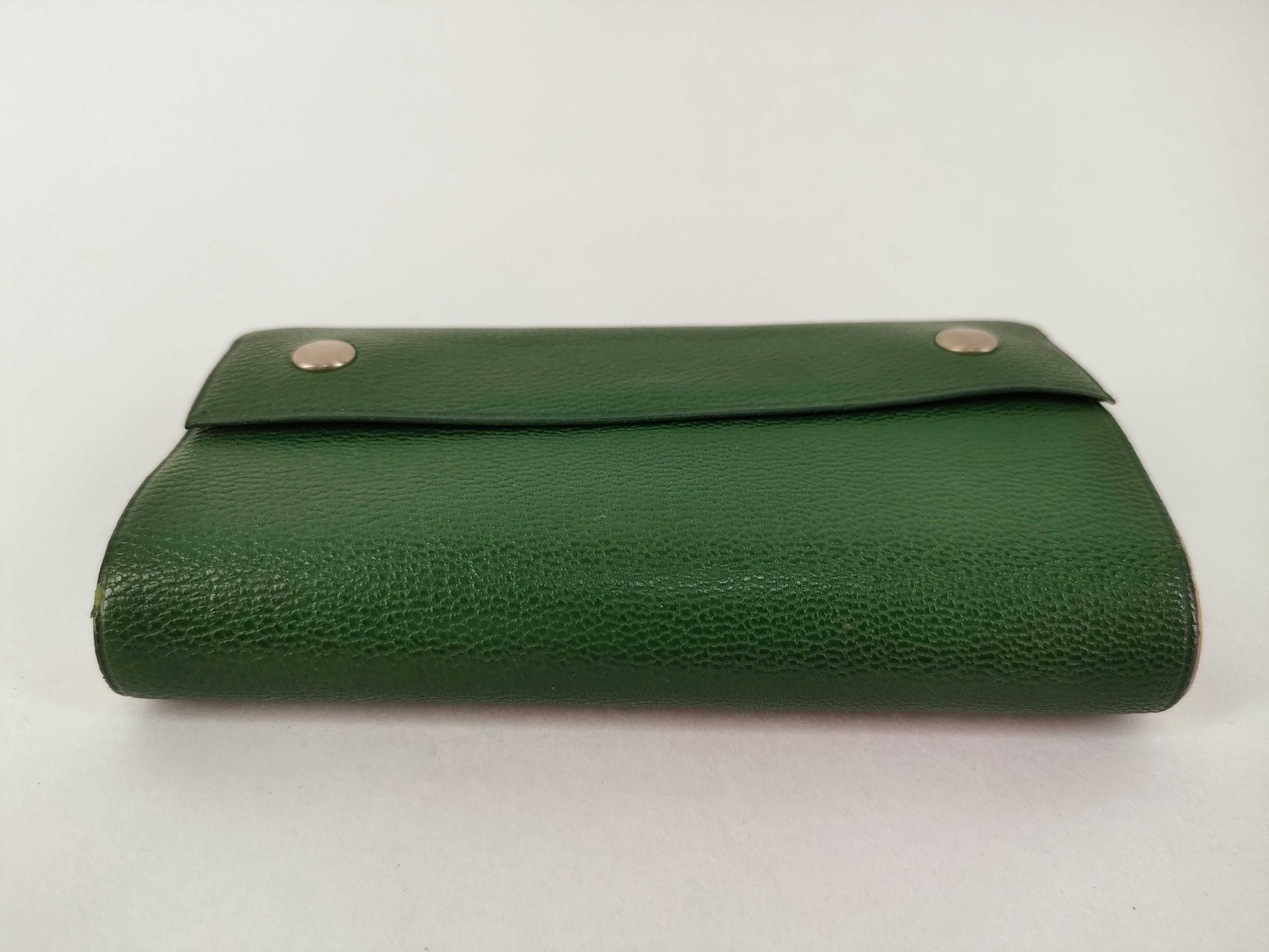 HERMES Cahier Rail Roll with Z Engraving, Green, Other Accessories