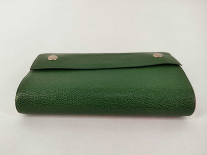 HERMES Cahier Rail Roll with Z Engraving, Green, Other Accessories