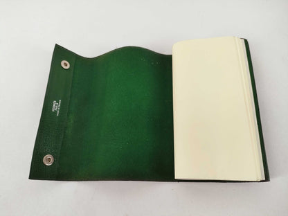 HERMES Cahier Rail Roll with Z Engraving, Green, Other Accessories