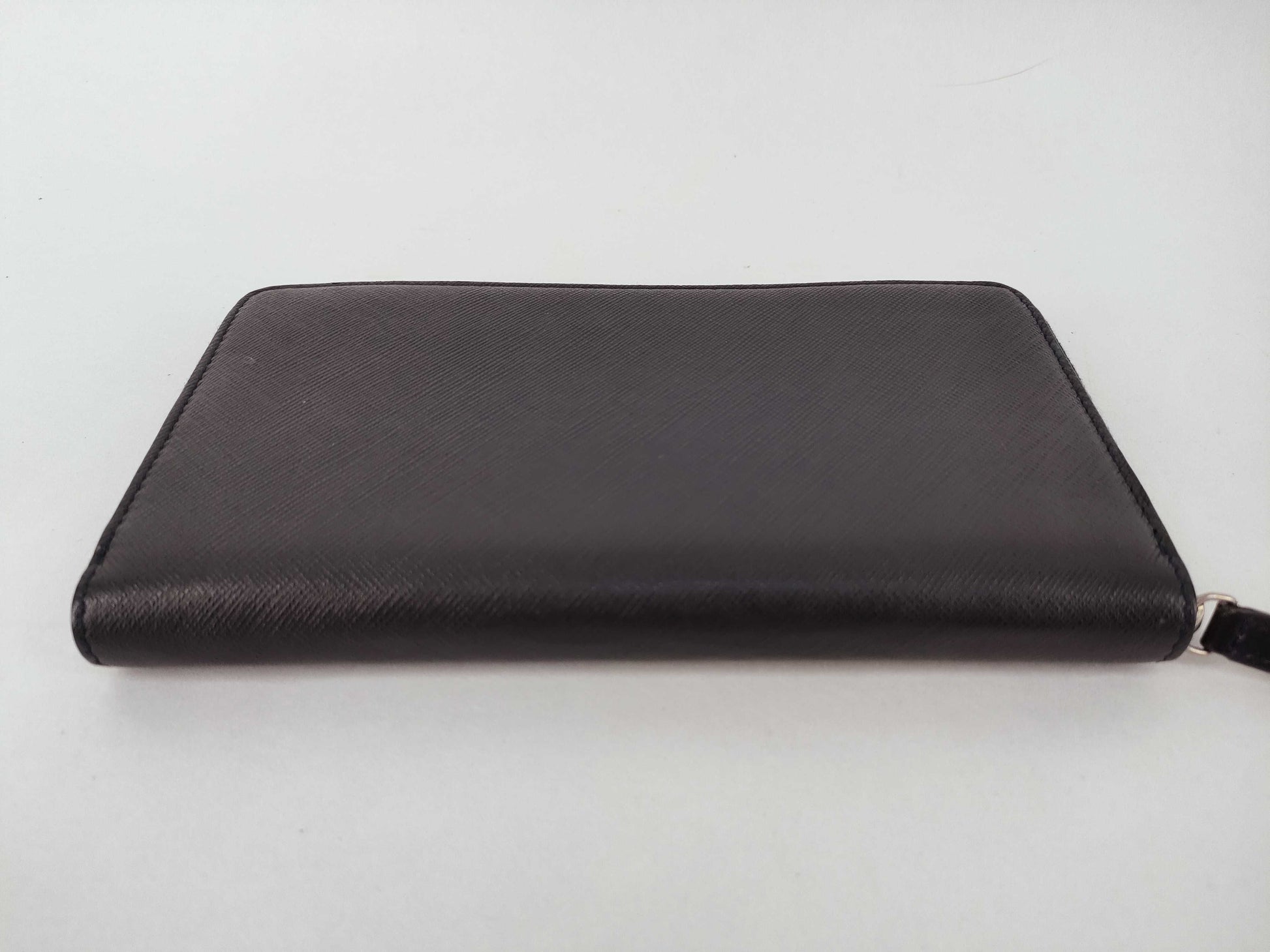 CELINE Round Zip Long Wallet Leather Navy