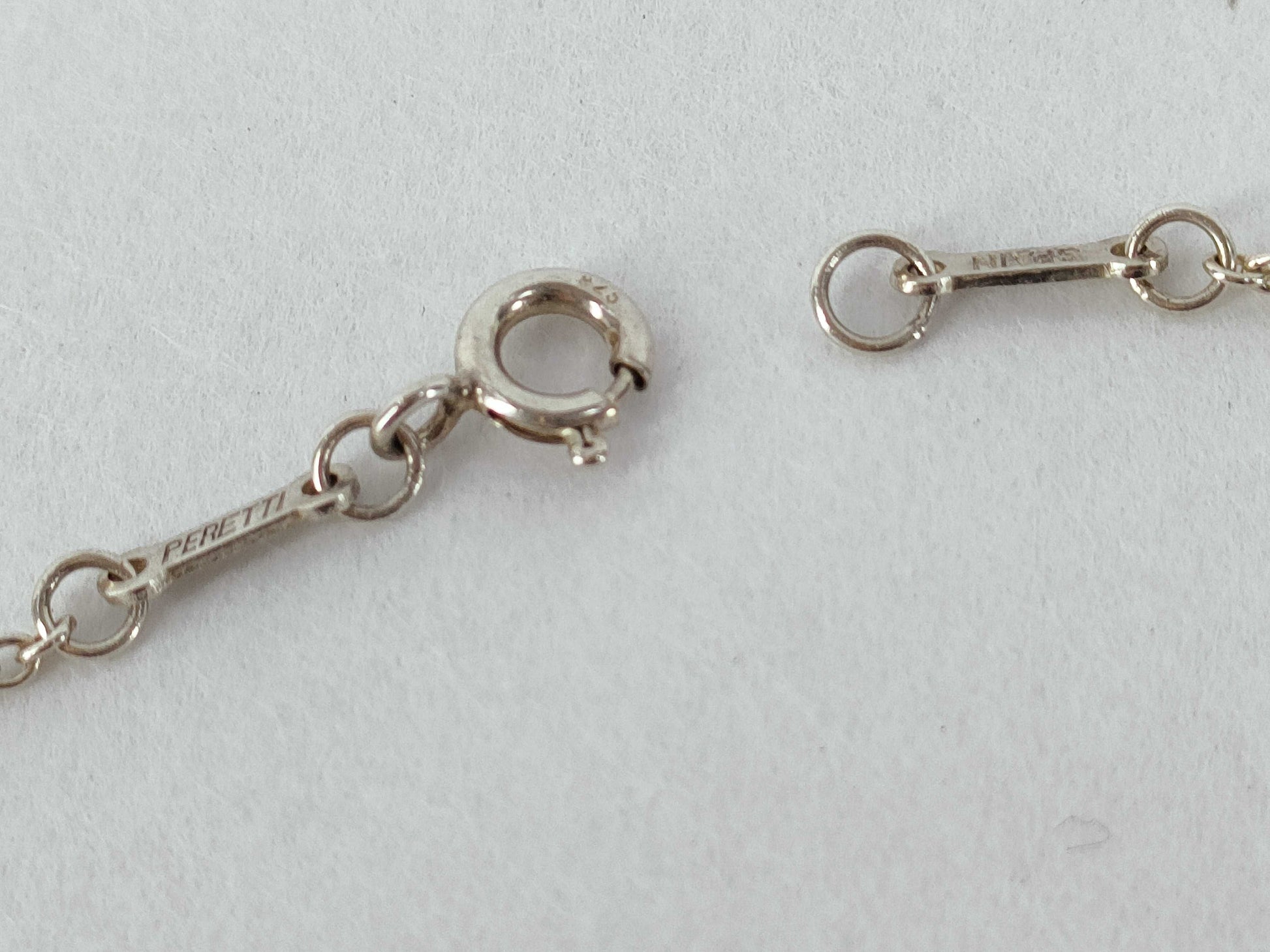 Tiffany & Co. Open Heart Tiffany Open Heart Navy 925 Silver Necklace