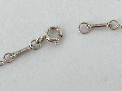 Tiffany & Co. Open Heart Tiffany Open Heart Navy 925 Silver Necklace