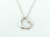 Tiffany & Co. Open Heart Tiffany Open Heart Navy 925 Silver Necklace