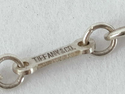 Tiffany & Co. Open Heart Tiffany Open Heart Navy 925 Silver Necklace