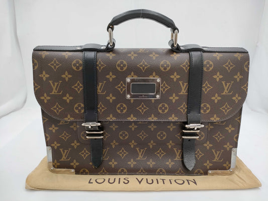 CHANEL Louis Vuitton Monogram Macassar Rally M92292 Business Bag