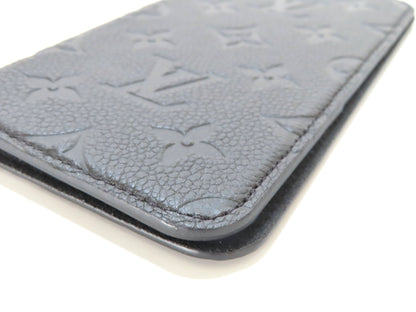 LOUIS VUITTON Monogram Empreinte iPhone 11 Folio Noir M69709 Other Accessories