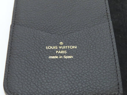 LOUIS VUITTON Monogram Empreinte iPhone 11 Folio Noir M69709 Other Accessories
