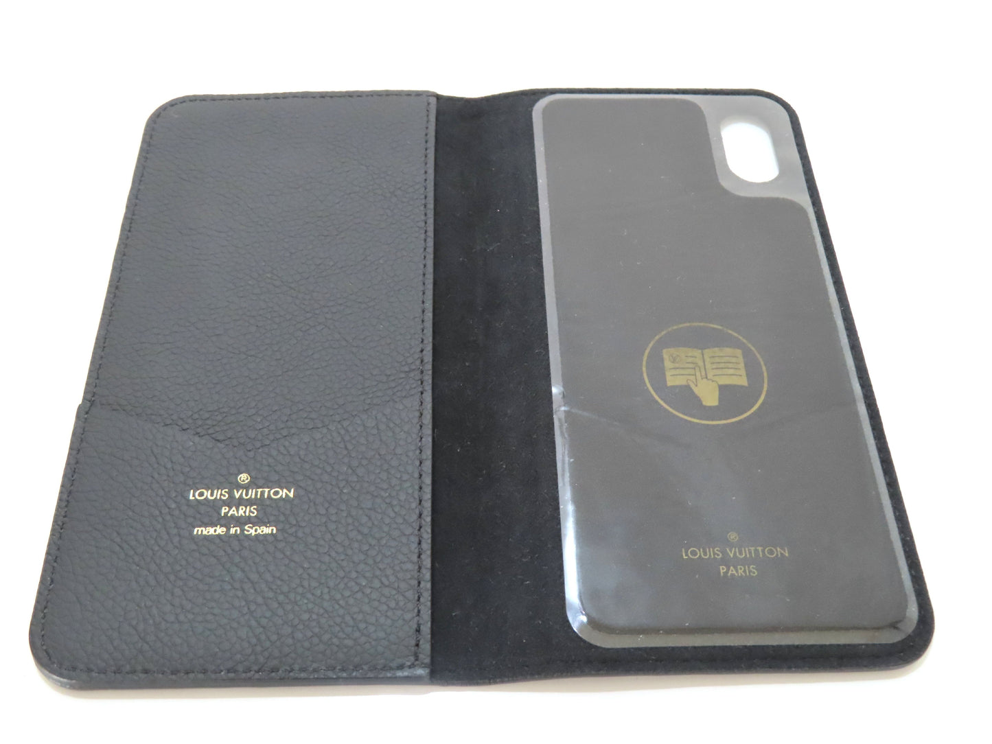 LOUIS VUITTON Monogram Empreinte iPhone 11 Folio Noir M69709 Other Accessories