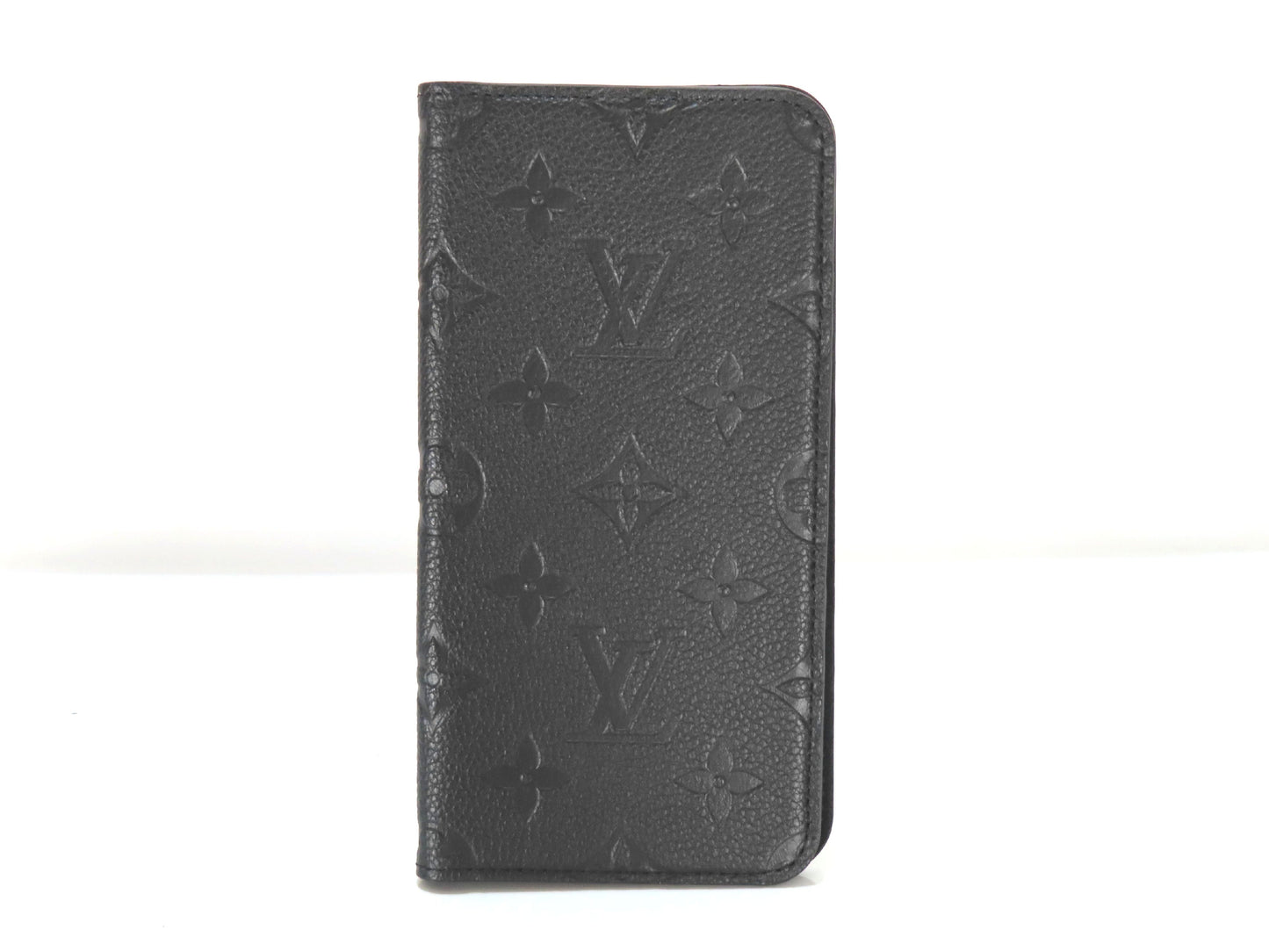 LOUIS VUITTON Monogram Empreinte iPhone 11 Folio Noir M69709 Other Accessories