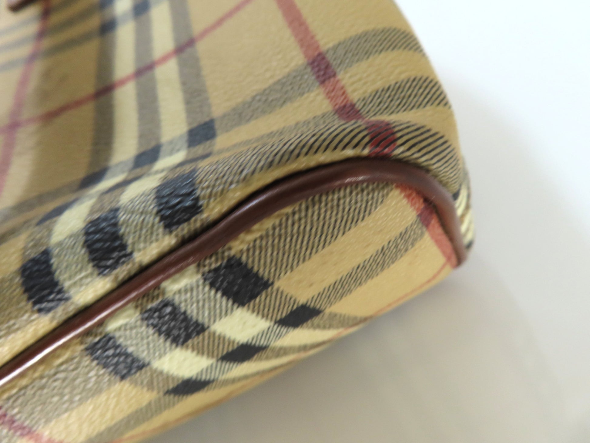 BURBERRY Nova Check Tote Bag Handbag