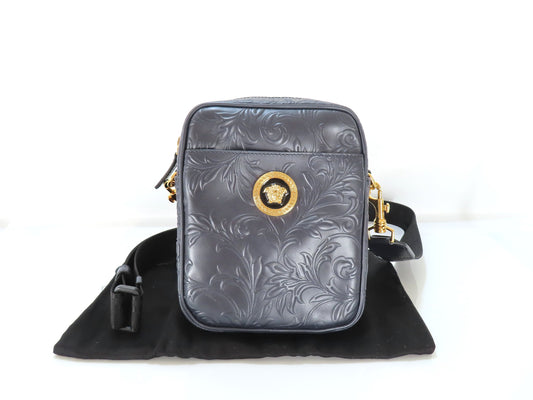 VERSACE Medusa Shoulder Bag Navy