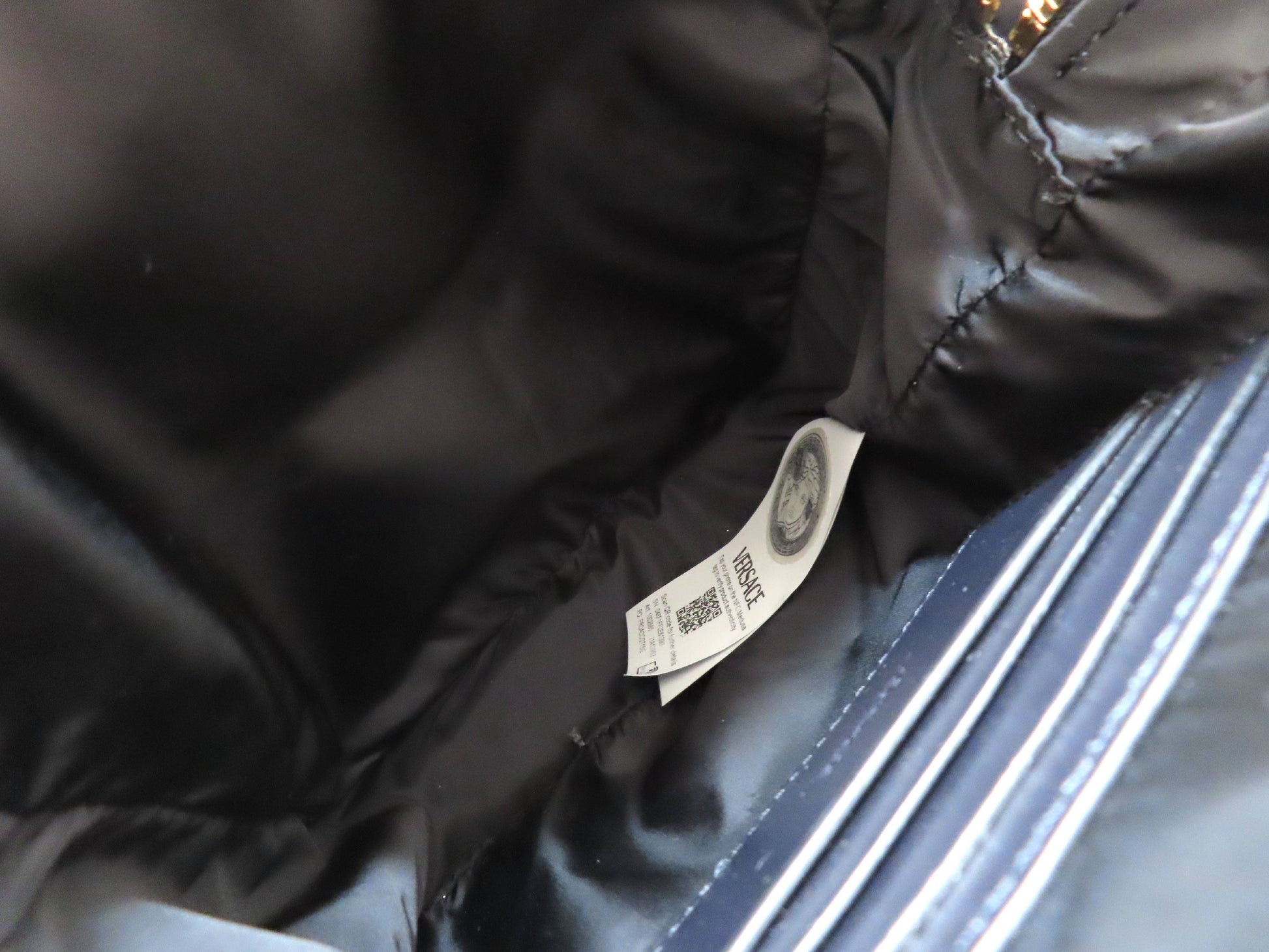 VERSACE Medusa Shoulder Bag Navy