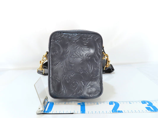 VERSACE Medusa Shoulder Bag Navy