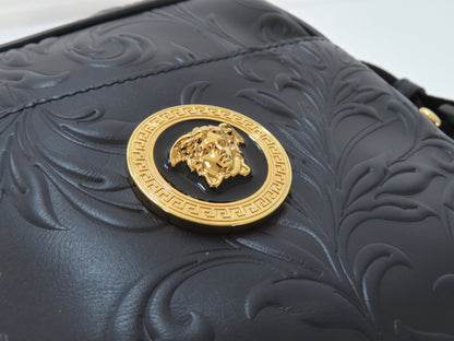VERSACE Medusa Shoulder Bag Navy