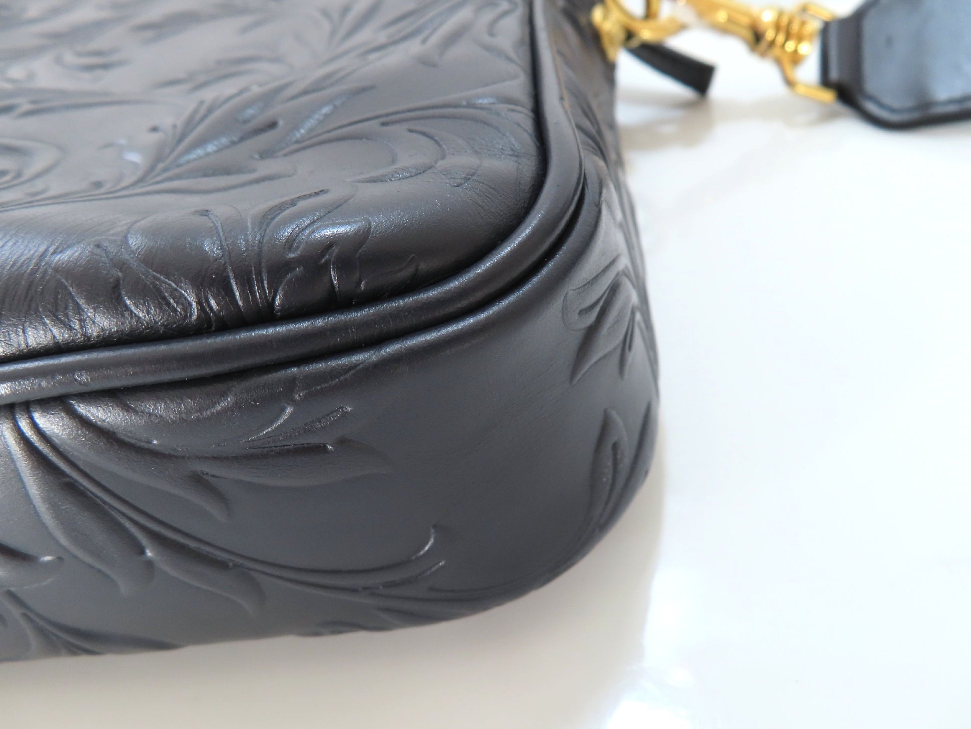 VERSACE Medusa Shoulder Bag Navy