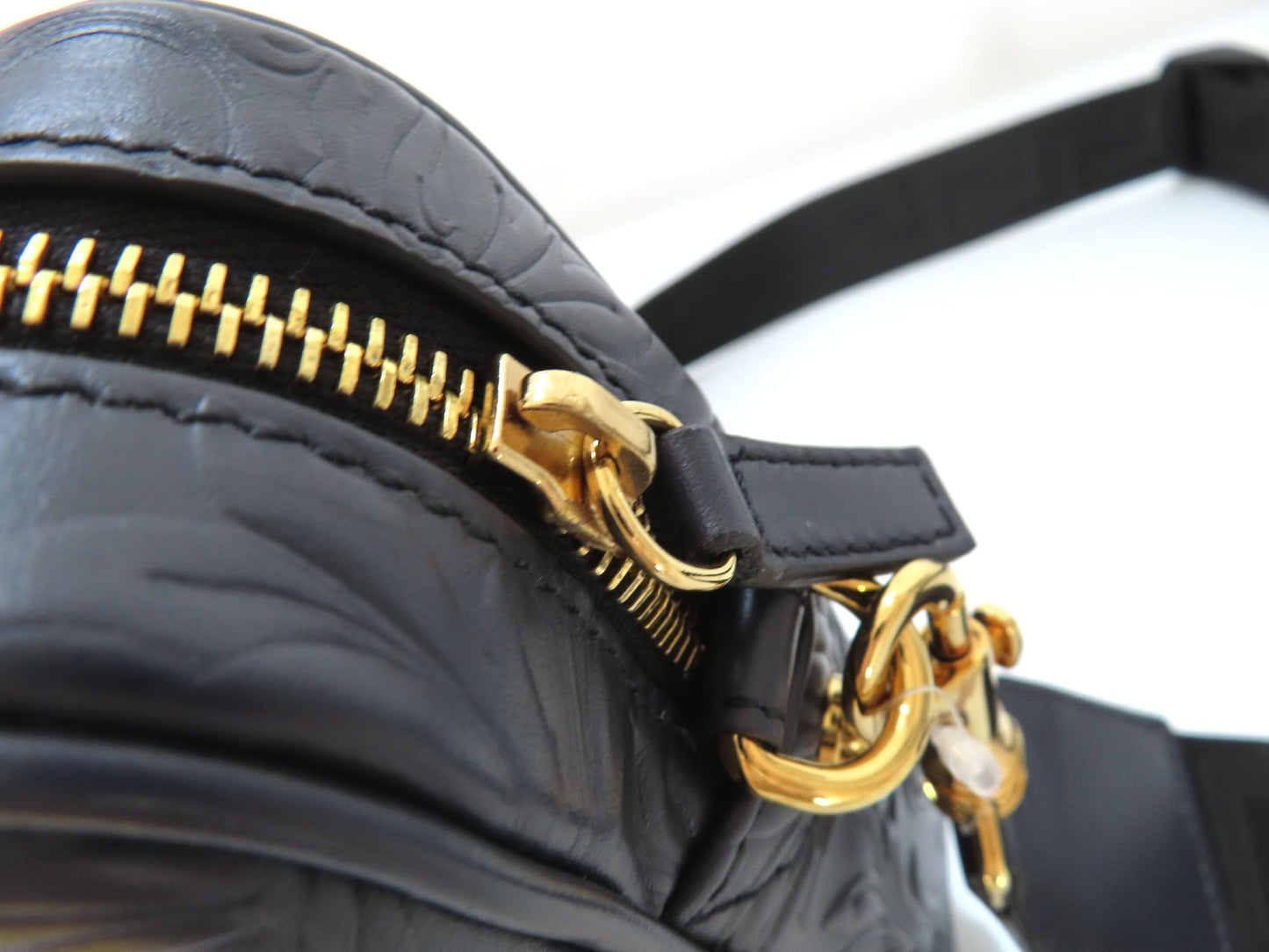 VERSACE Medusa Shoulder Bag Navy