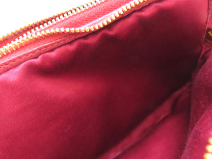 Miu Miu Madras Mini Shoulder Pouch, Goatskin, Pink, 197B Bag