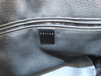CELINE PVC Macadam Tote Bag in Black