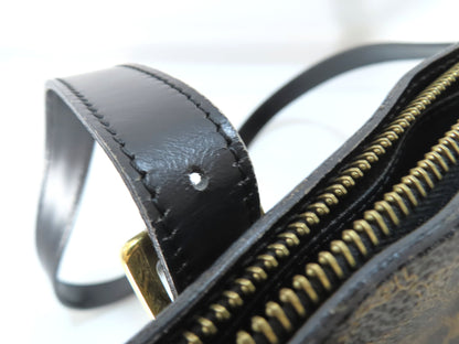 CELINE PVC Macadam Tote Bag in Black