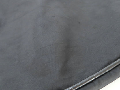 PRADA Nylon Prada Tessuto Logo Plate Shoulder Bag Black VA0251 Shoulder Bag