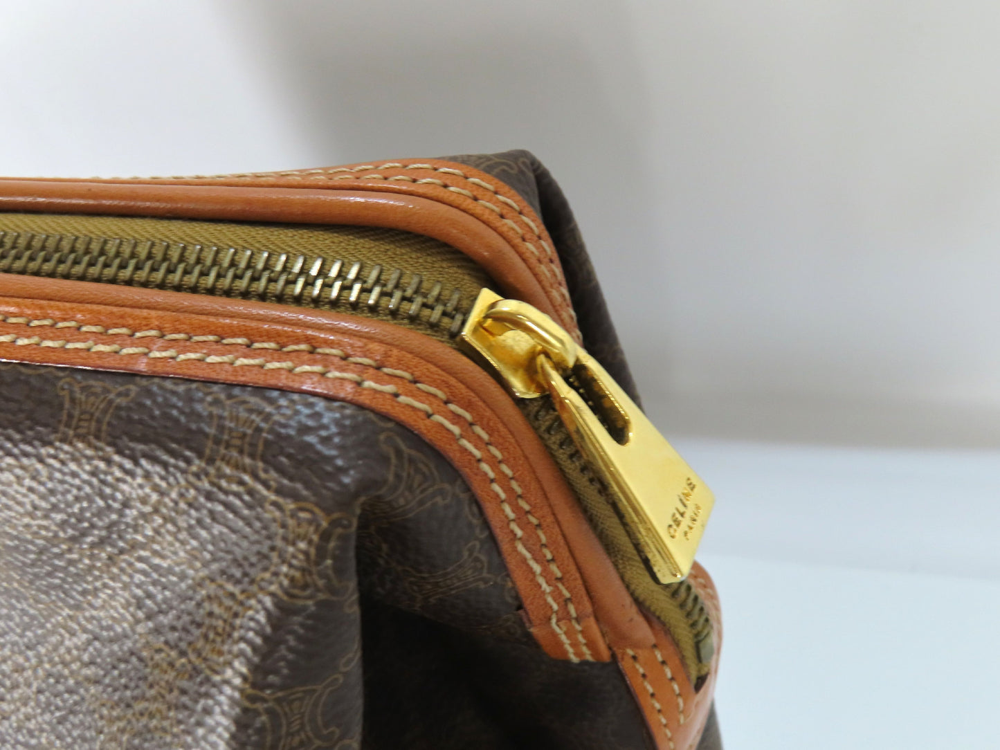 CELINE Macadam Second Bag Brown