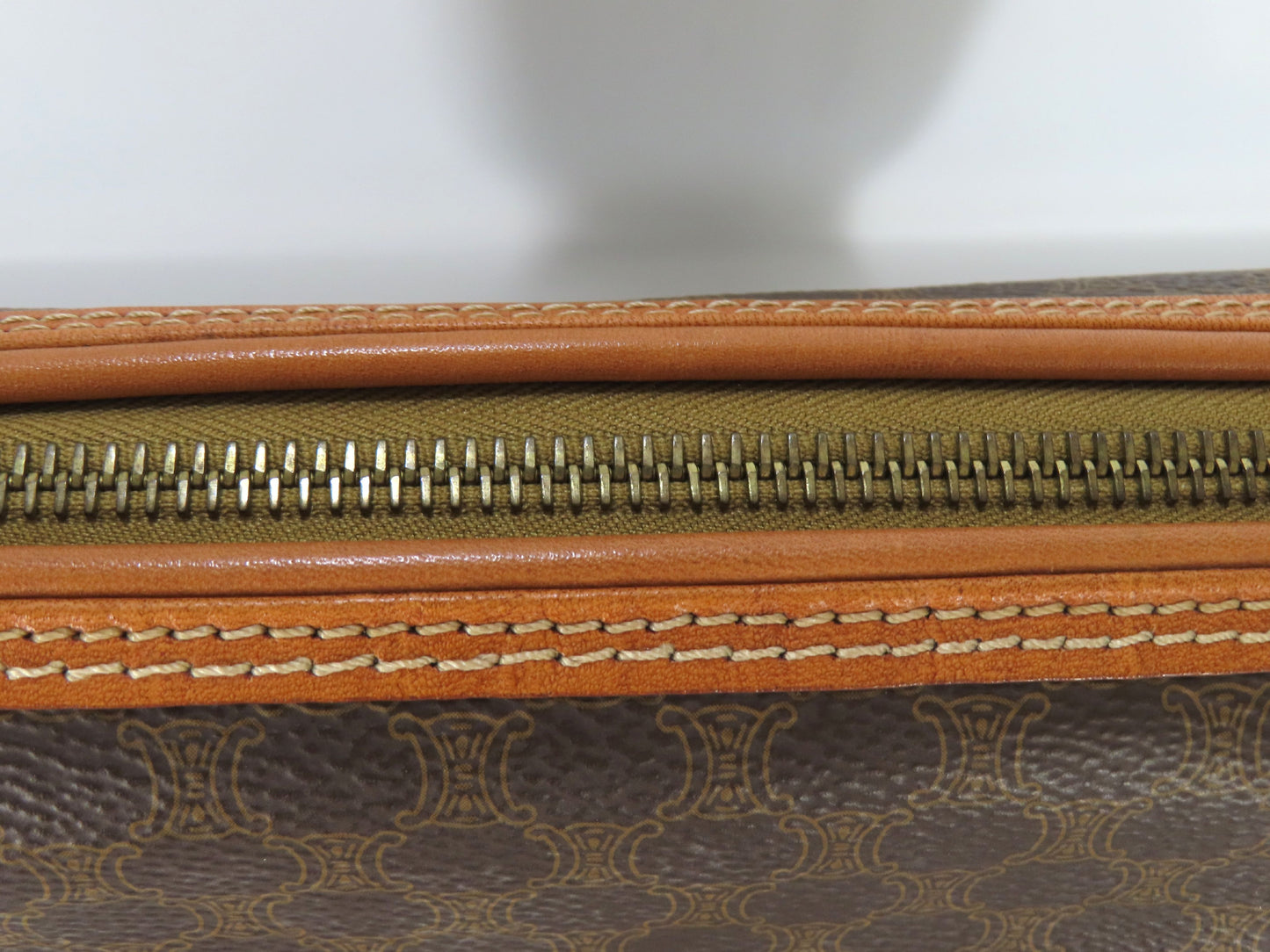 CELINE Macadam Second Bag Brown