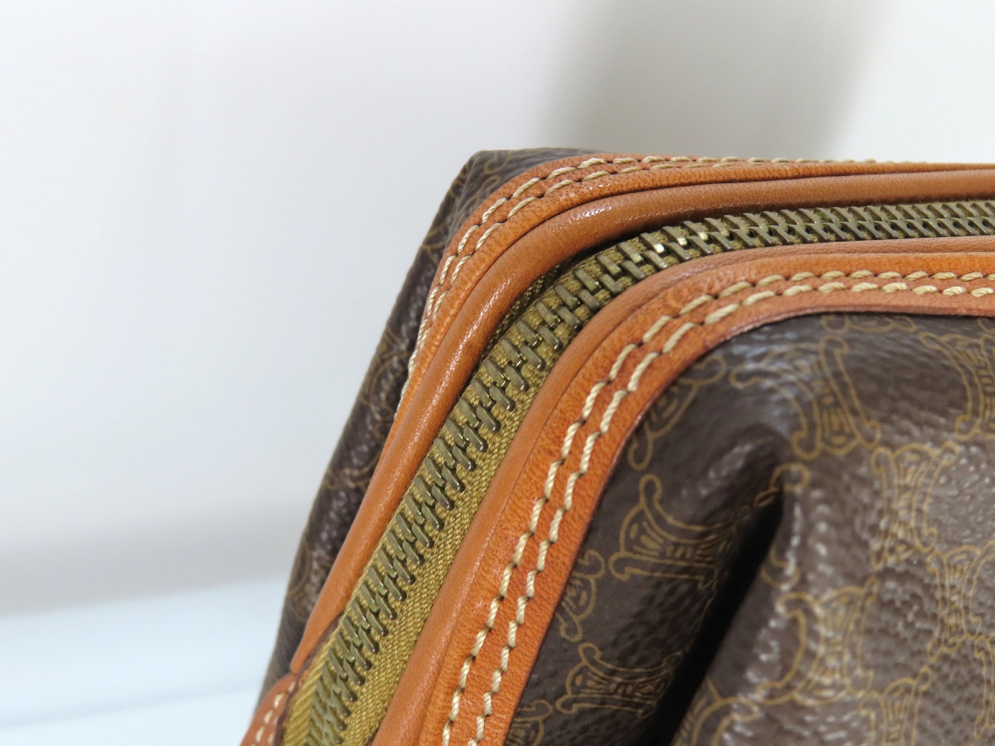 CELINE Macadam Second Bag Brown