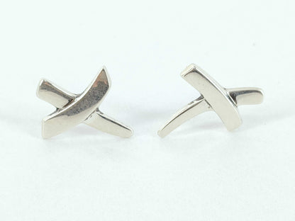 Tiffany & Co. Tiffany Paloma Picasso Graffiti X Earrings SV925 Silver Earrings