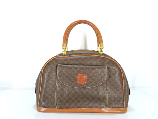 CELINE Macadam Handbag Brown