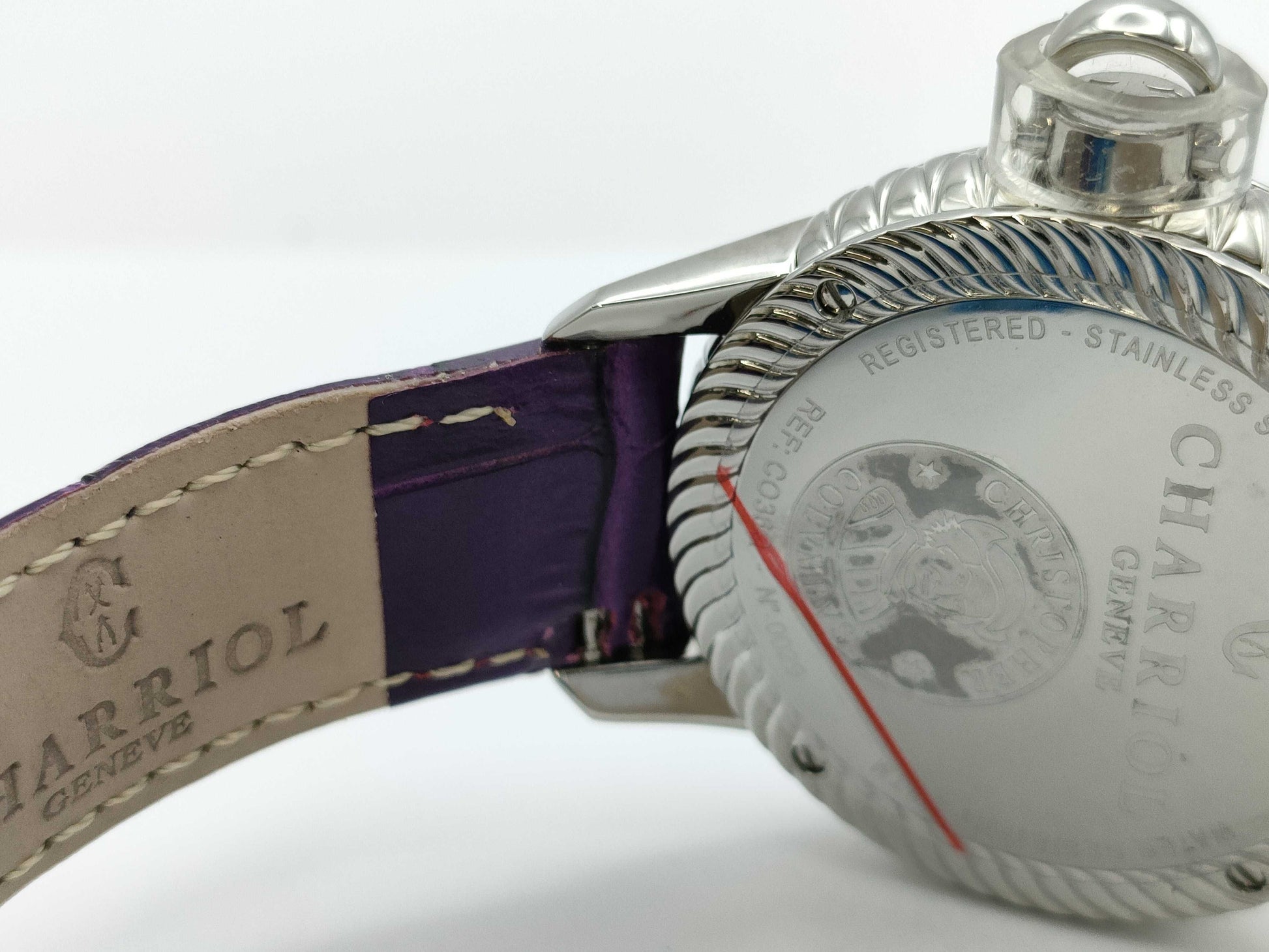 CHARRIOL CO36Q 0029 Quartz Purple Dial Men's Watch