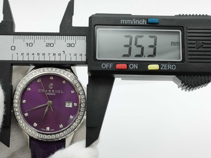 CHARRIOL CO36Q 0029 Quartz Purple Dial Men's Watch