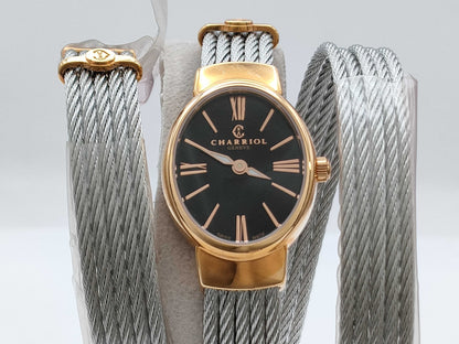 CHARRIOL TWO G01012 Black Dial Quartz Women's Watch