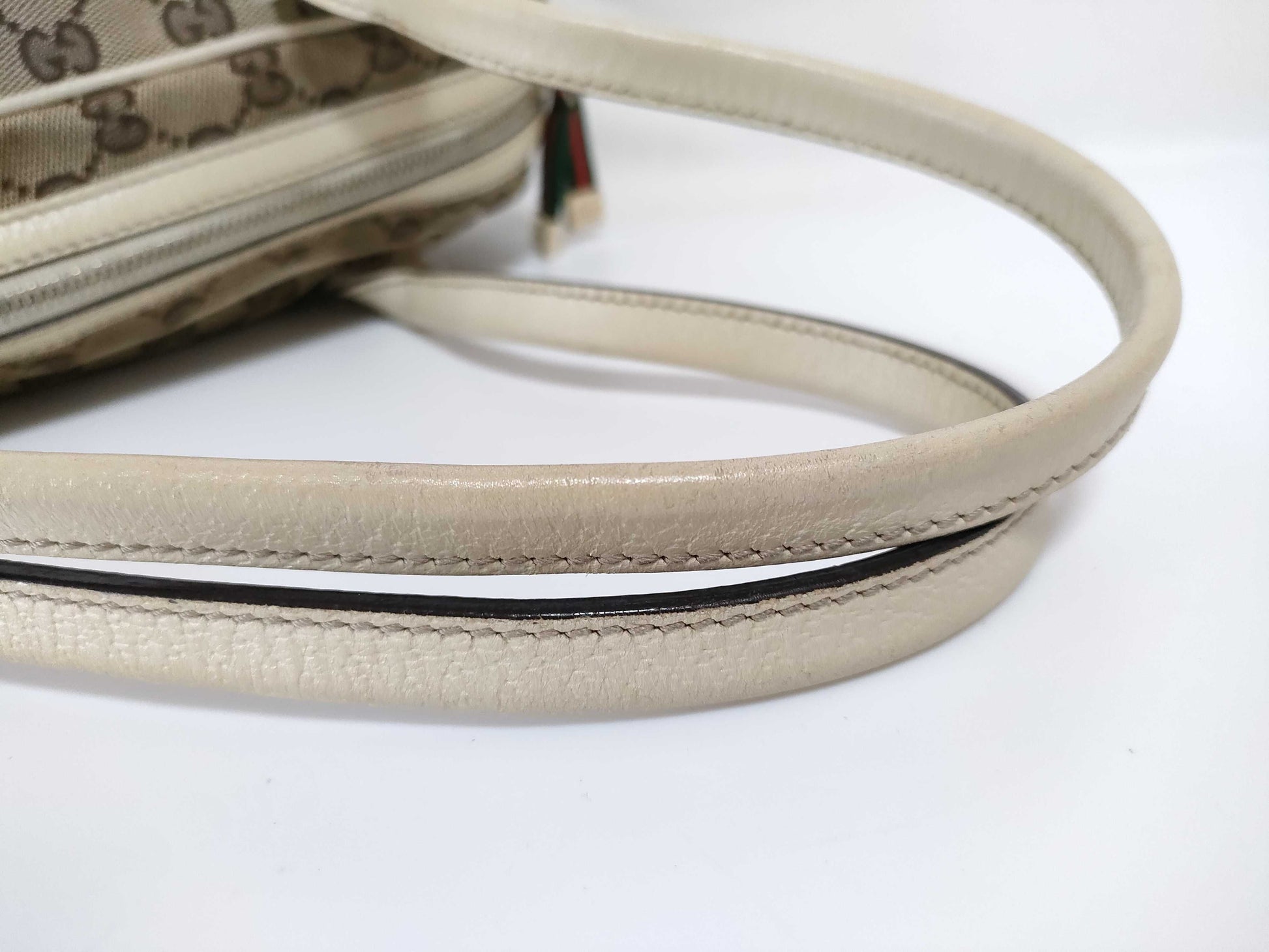 GUCCI GG Canvas GUCCI Mini Boston Handbag