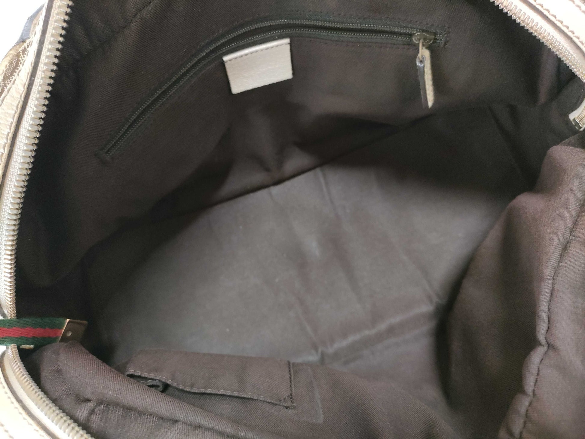 GUCCI GG Canvas GUCCI Mini Boston Handbag