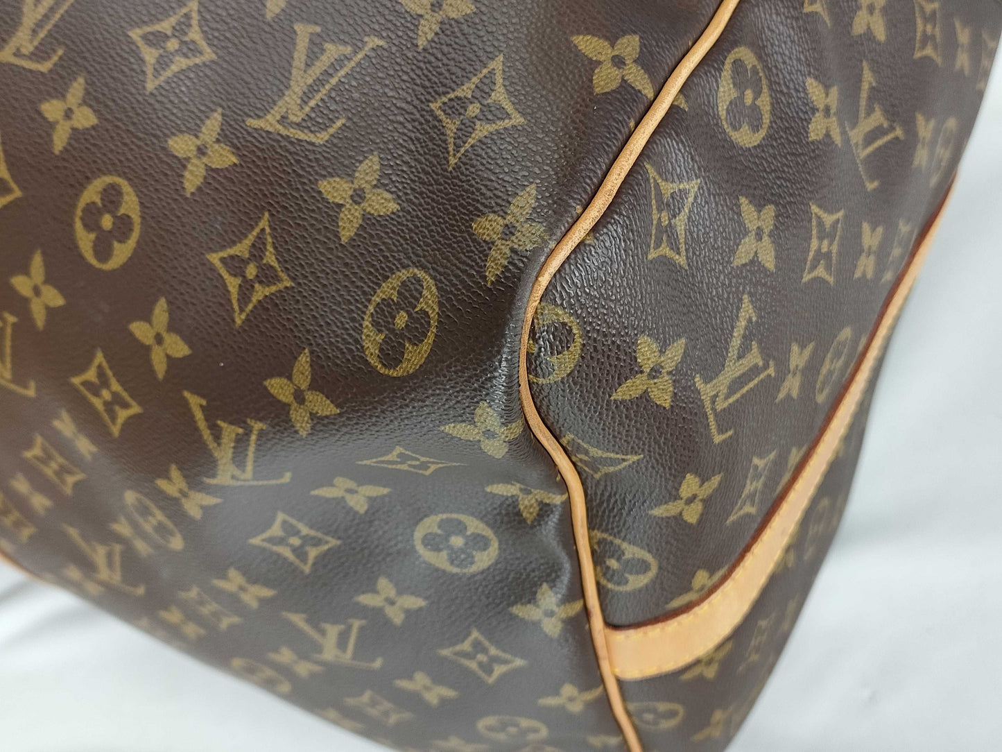 LOUIS VUITTON RFID Unverified Monogram Keepall 60 Bandouliere Boston Bag