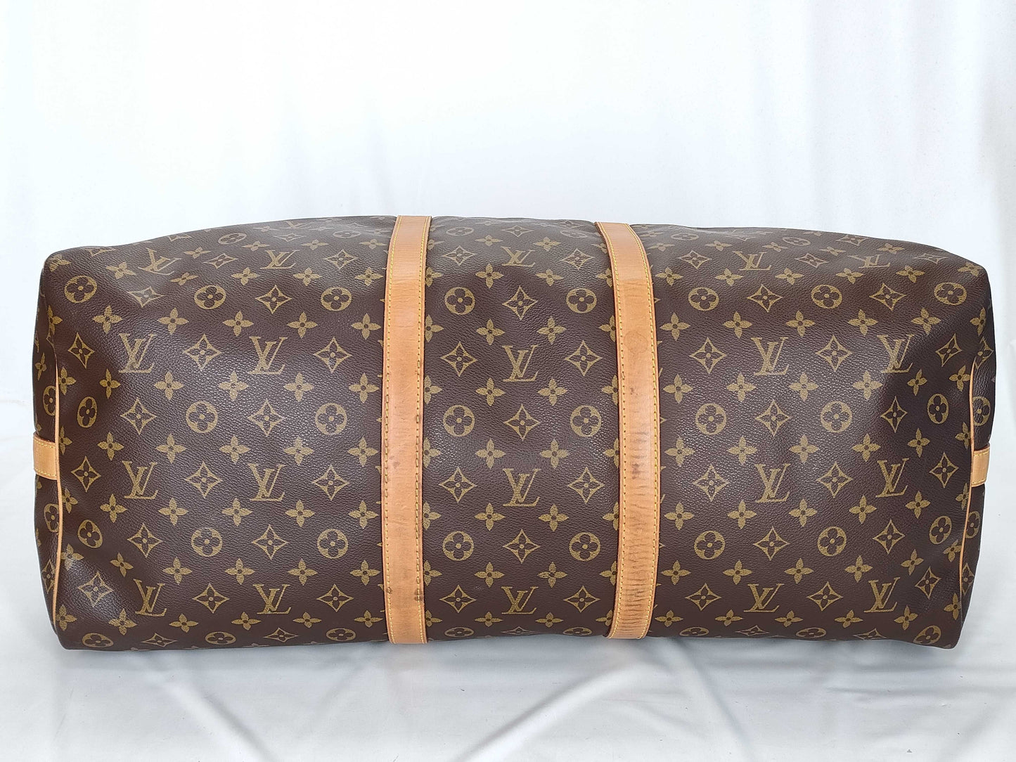 LOUIS VUITTON RFID Unverified Monogram Keepall 60 Bandouliere Boston Bag