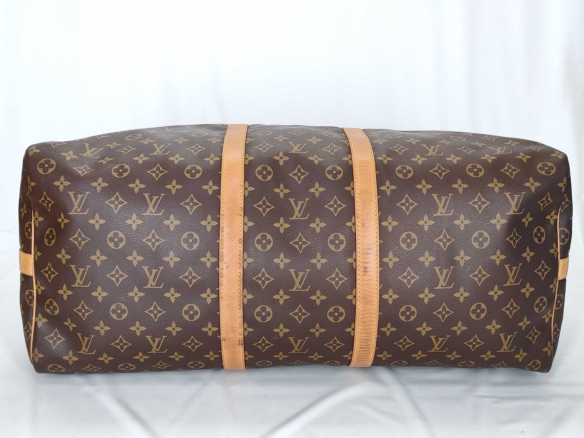 LOUIS VUITTON RFID Unverified Monogram Keepall 60 Bandouliere Boston Bag